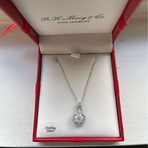 RH Macy’s Fine Jewelry Sterling Silver Necklace.